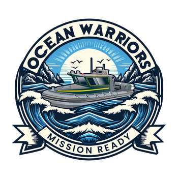 Ocean Warriors Logo Sticky